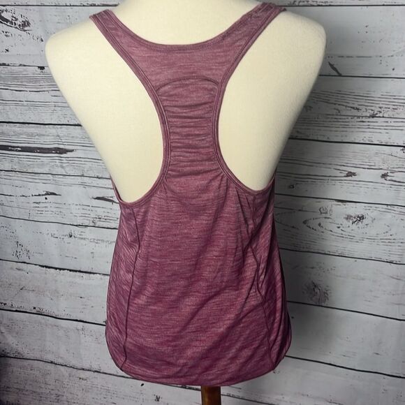 Lululemon Marled Maroon Racerback Athletic Tank Top - Picture 5 of 7